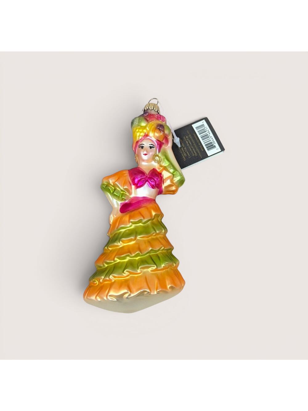 Vintage Midwest of Cannon Falls Glass Dancer Ornament